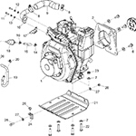 Yanmar L48 Engine Assembly